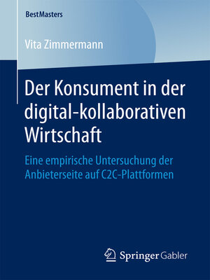 cover image of Der Konsument in der digital-kollaborativen Wirtschaft